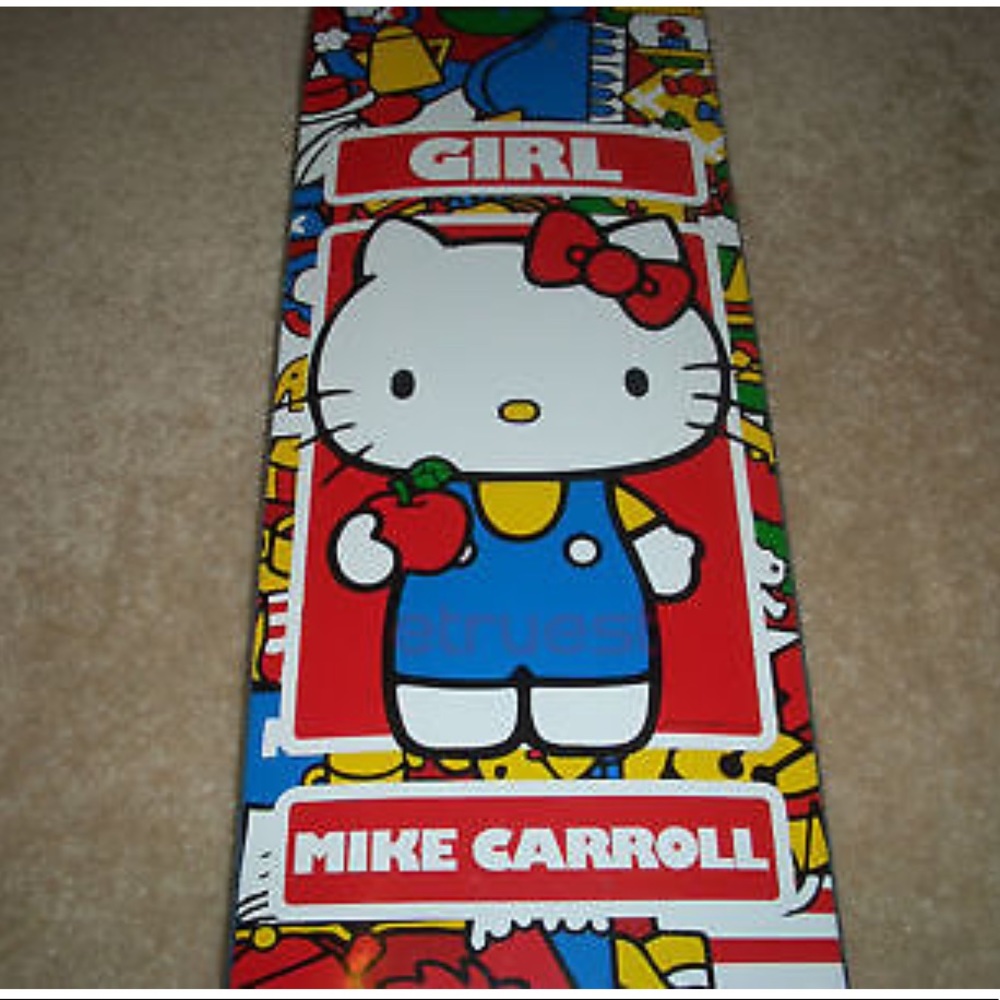 girl Carroll deck hello kitty skateboard